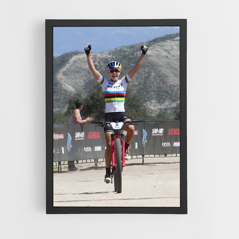 Poster Piste de Terres – affiche Cyclisme (vue 2)